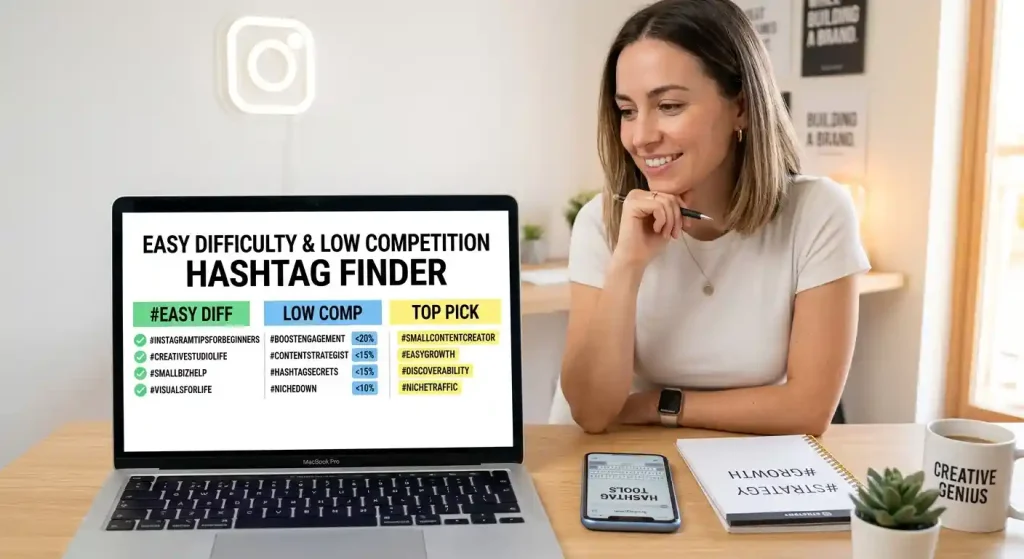 Instagram 5 Easy Difficulty and Low Competition Hashtags